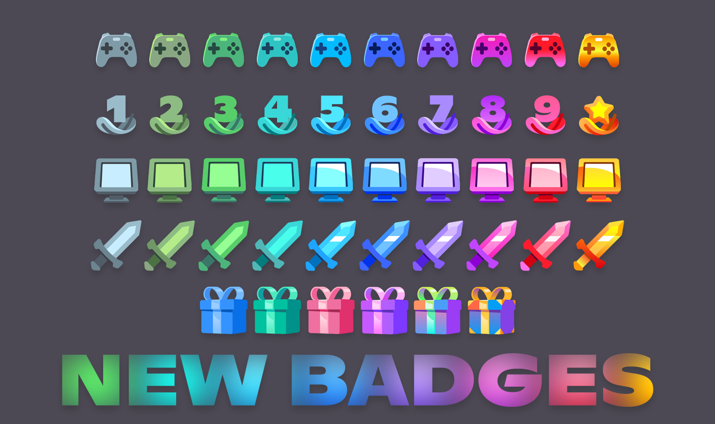 Five New Profile Badges